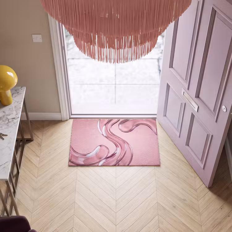 Fußmatte - Form – Abstrakt – Rosa — 4
