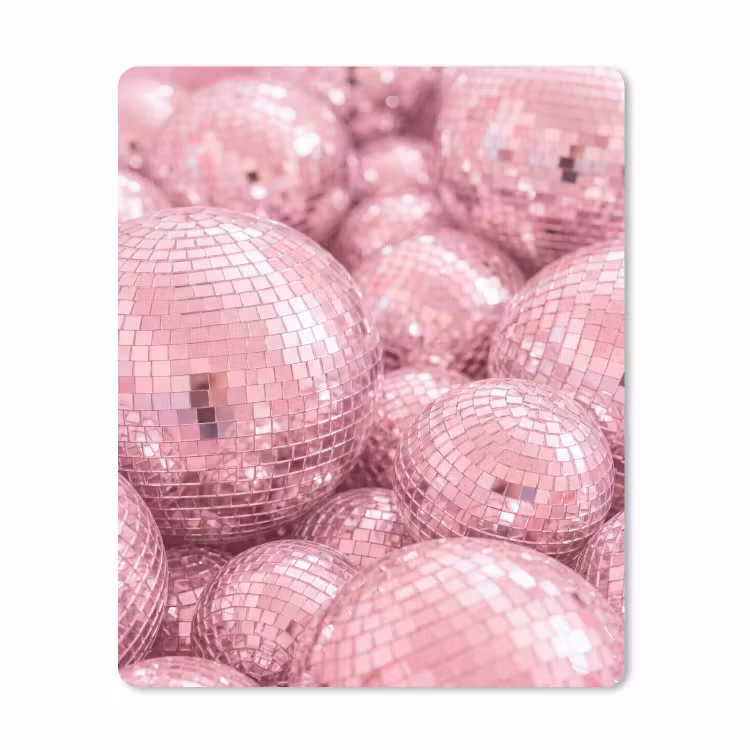 Mauspad - Rosa Discokugeln — 1