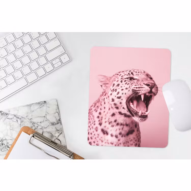 Mauspad - Rosa Katze – Modern — 4