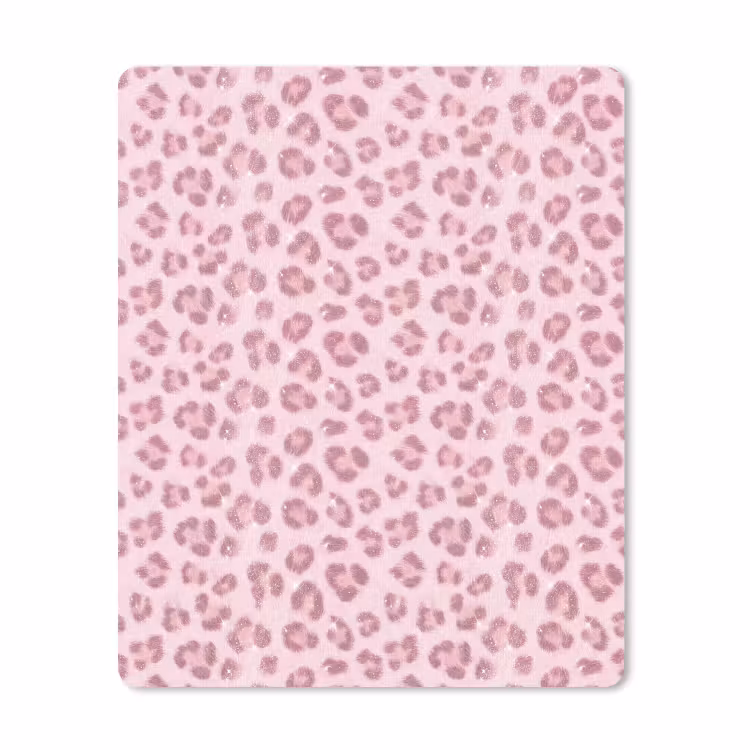 Mauspad - Rosa Tiermuster – Glitzer — 1
