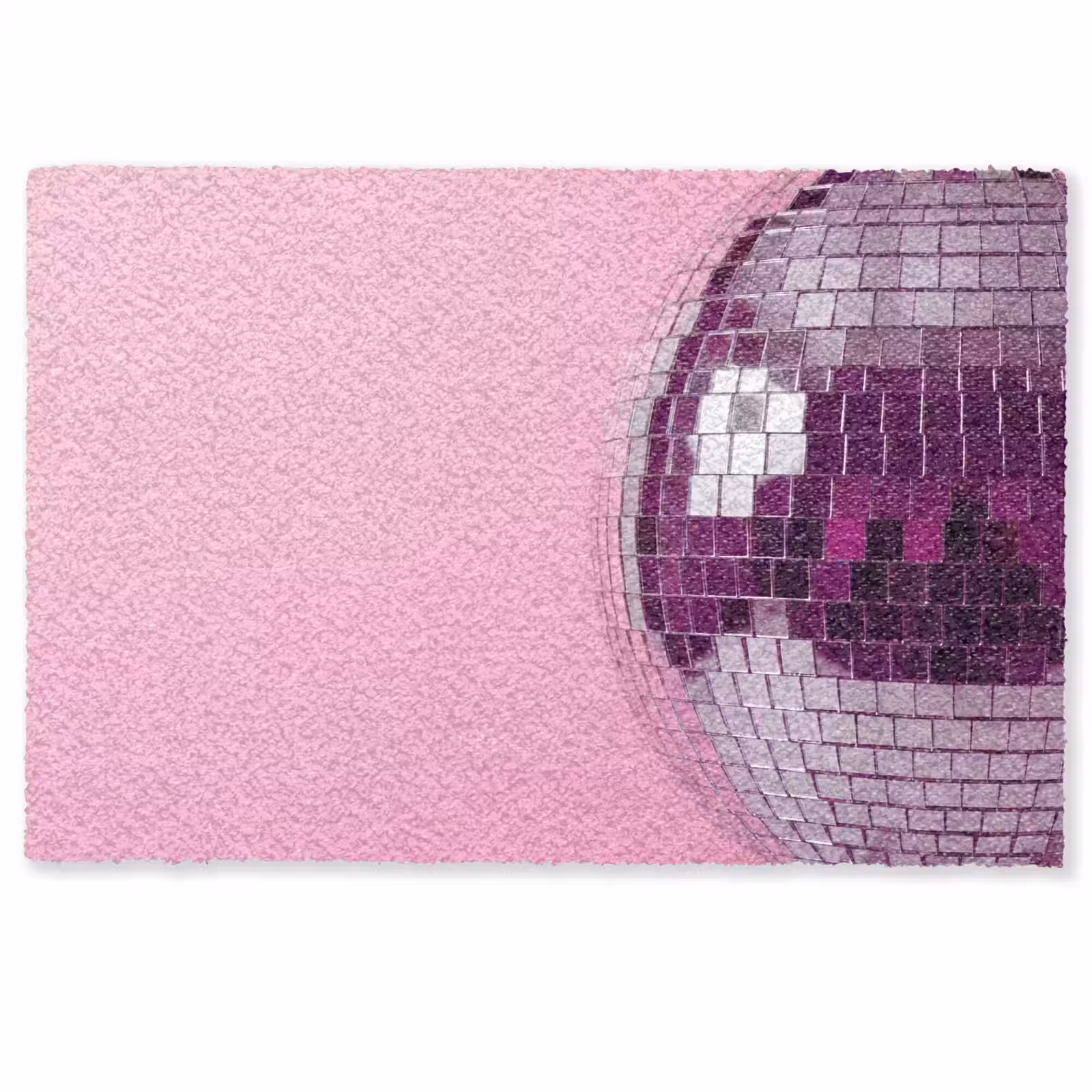Fußmatte - Spiegelkugel – Silber – Modern — 1