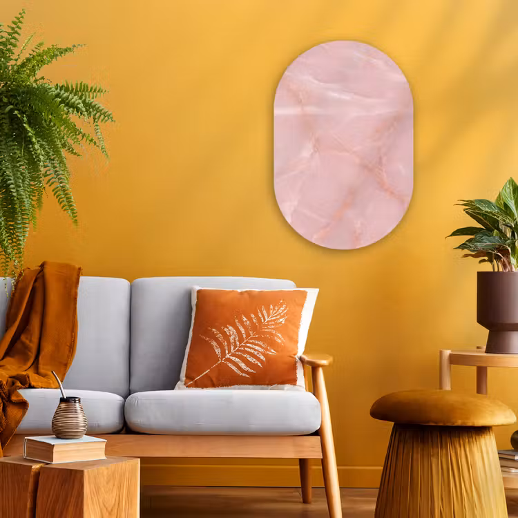Forexbild Oval - Textur – Rosa – Muster — 2