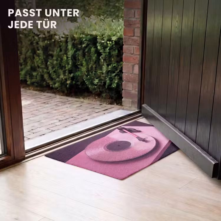 Fußmatte - Plattenspieler – Rosa – Musik — 7