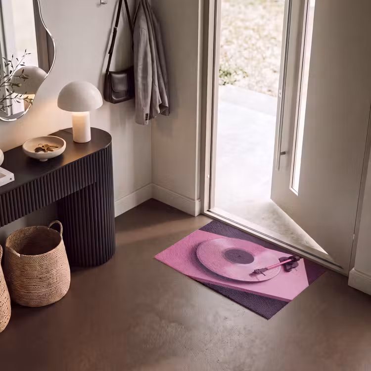 Fußmatte - Plattenspieler – Rosa – Musik — 8