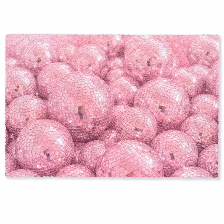 Fußmatte - Rosa Discokugeln — 1