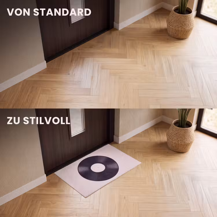 Fußmatte - Schallplatte – Musik – Grün — 3