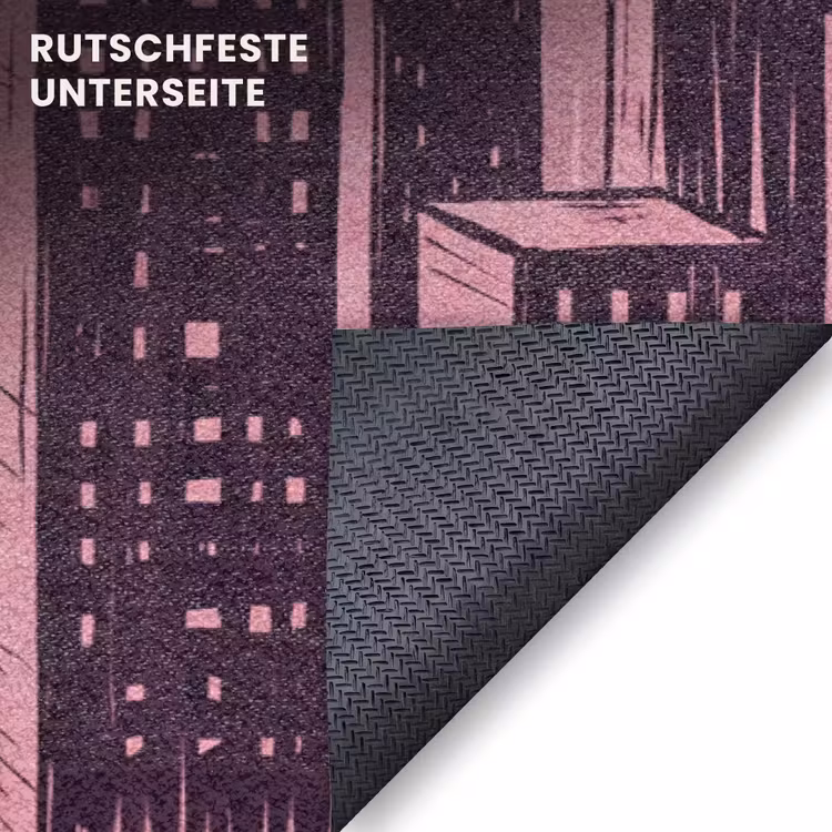 Fußmatte - Stadt – Abstrakt – Rosa — 6