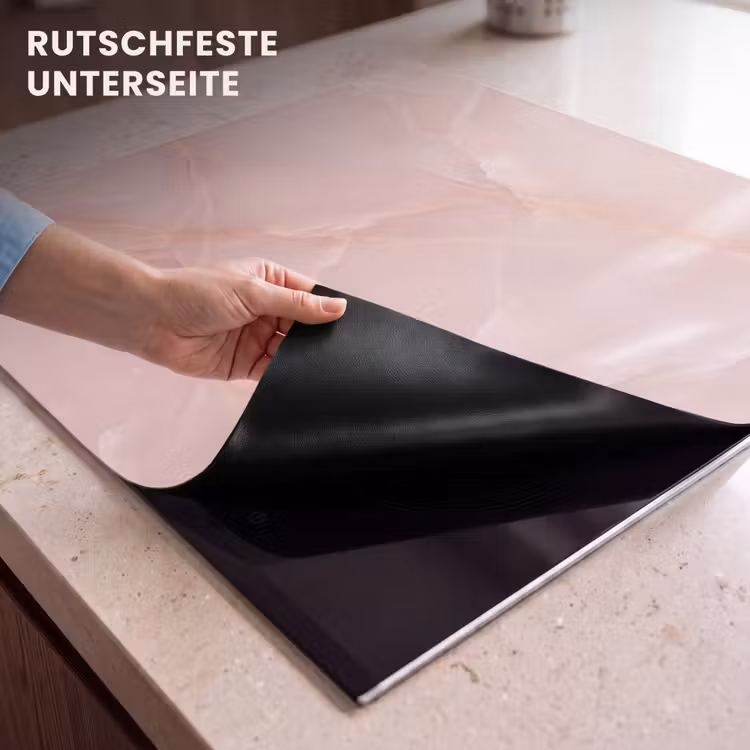 Herdabdeckplatte - Textur – Rosa – Muster — 9