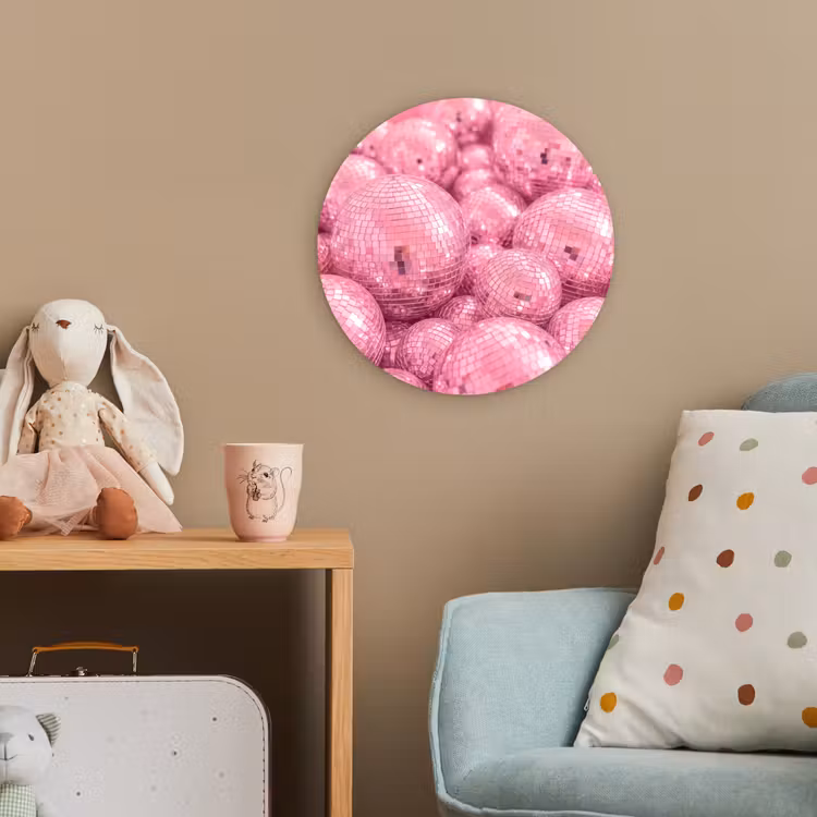 Forexbild Rund - Rosa Discokugeln — 5