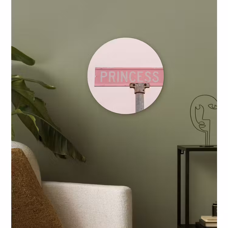 Forexbild Rund - Rosa Straßenschild – Stadt — 3