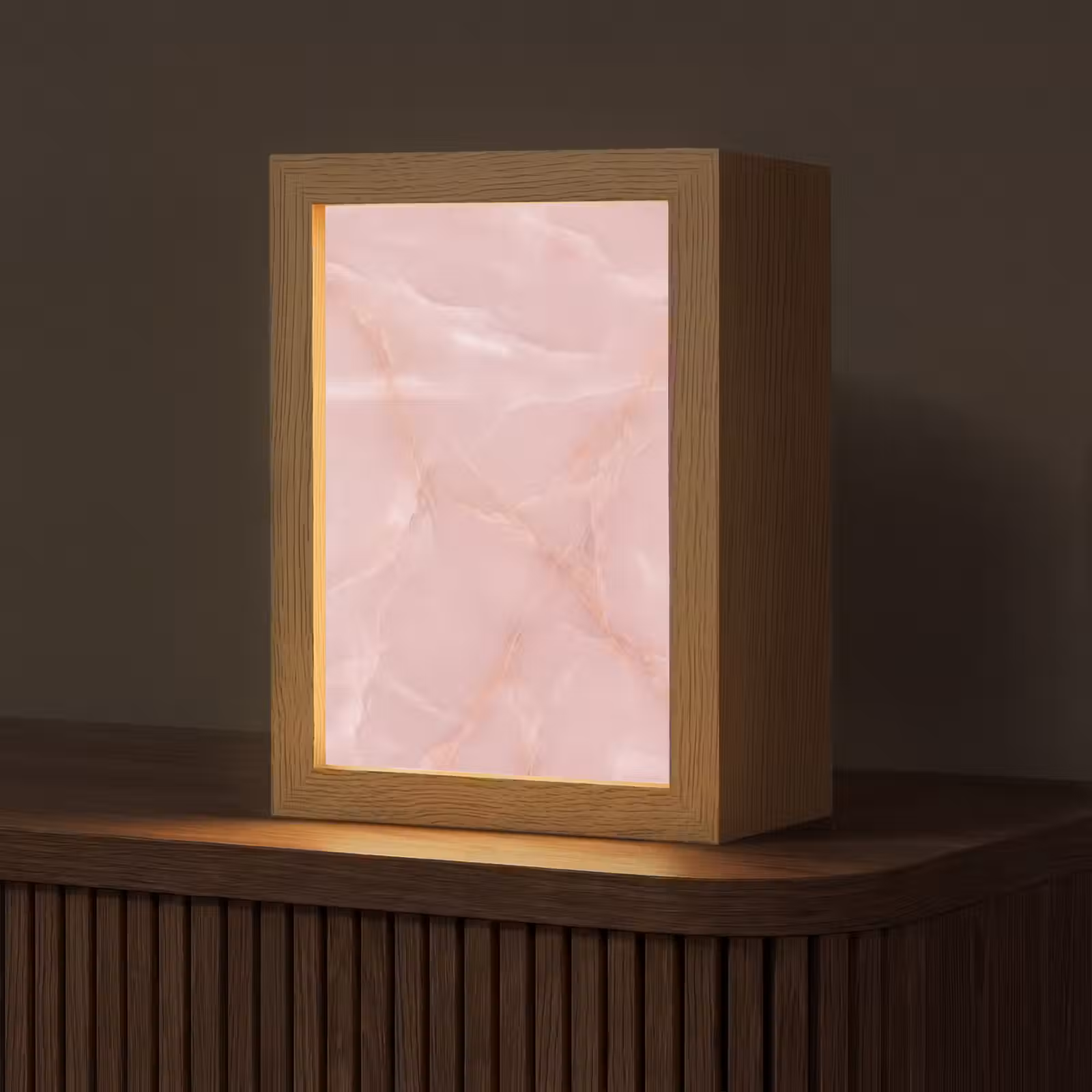 Personalisierte Lightbox - Textur – Rosa – Muster — 1