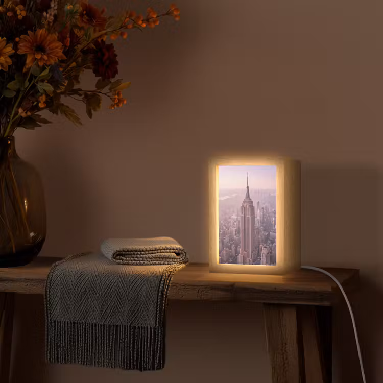 Personalisierte Lightbox - Stadt – Gebäude – Rosa — 3