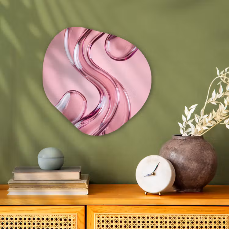 Forexbild Organische Form - Form – Abstrakt – Rosa — 2