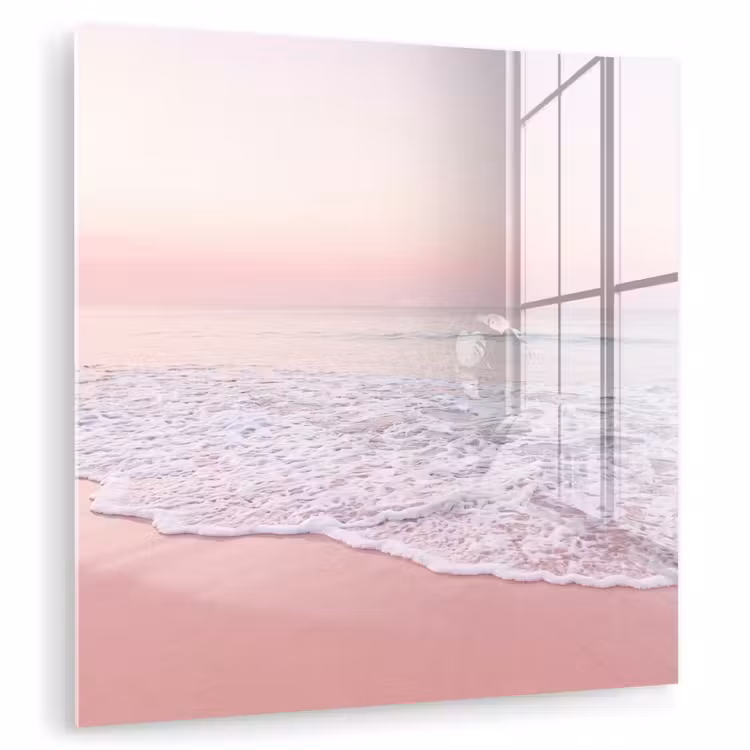 Glasbild - Wasser – Wellen – Natur — 1