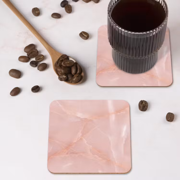 Untersetzer - Textur – Rosa – Muster — 4