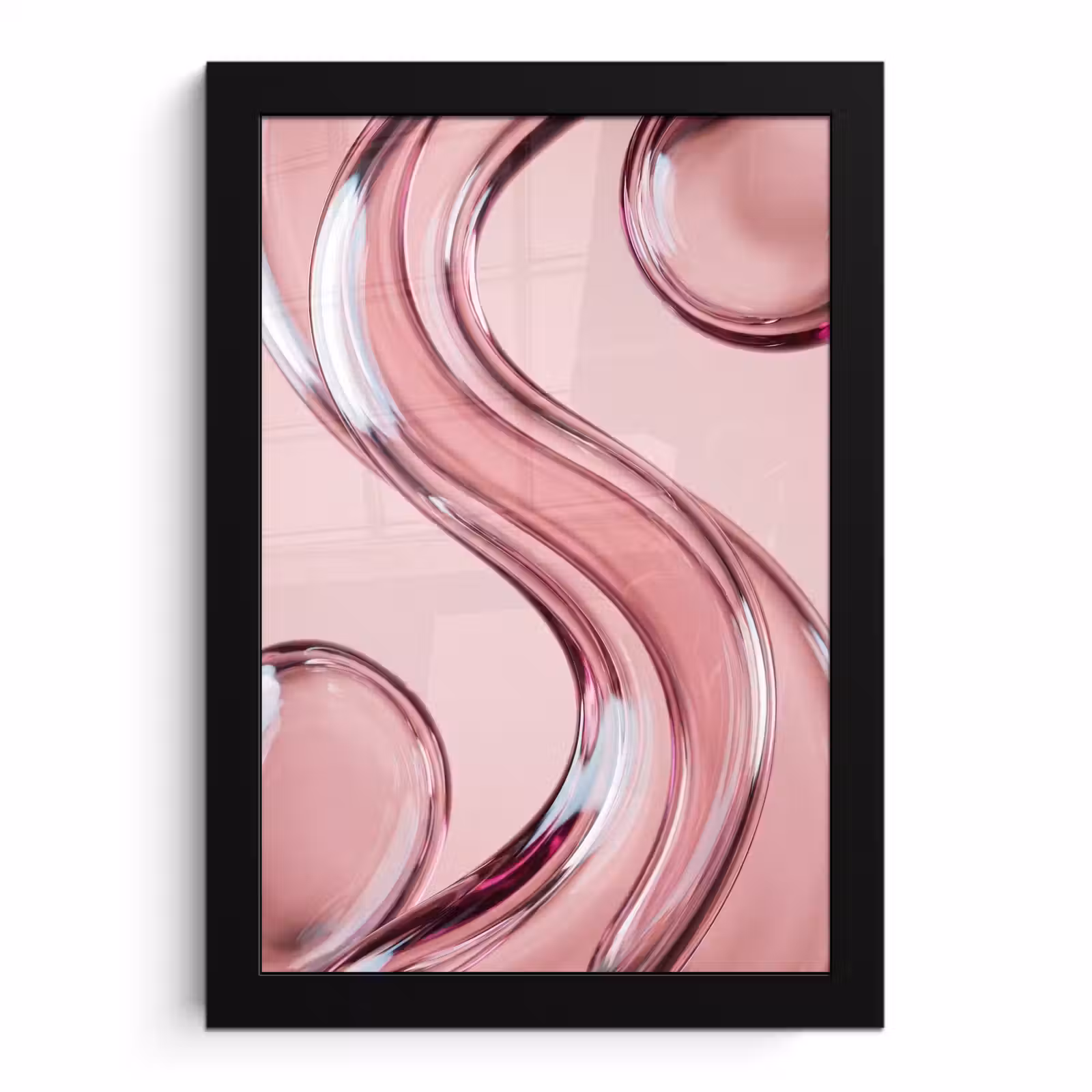 Bilder mit Rahmen - Form – Abstrakt – Rosa — 1