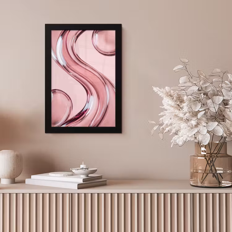 Bilder mit Rahmen - Form – Abstrakt – Rosa — 4