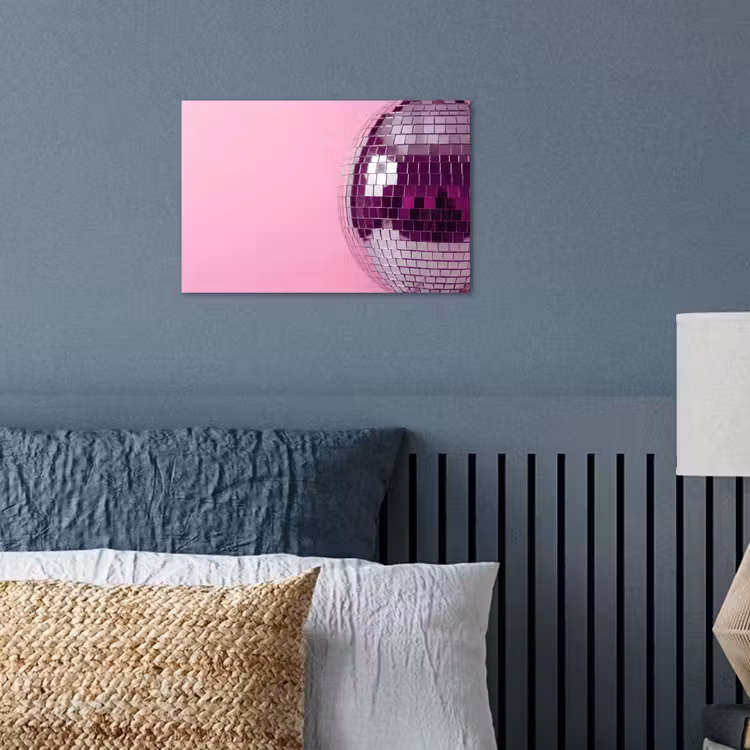 Poster - Spiegelkugel – Silber – Modern — 3