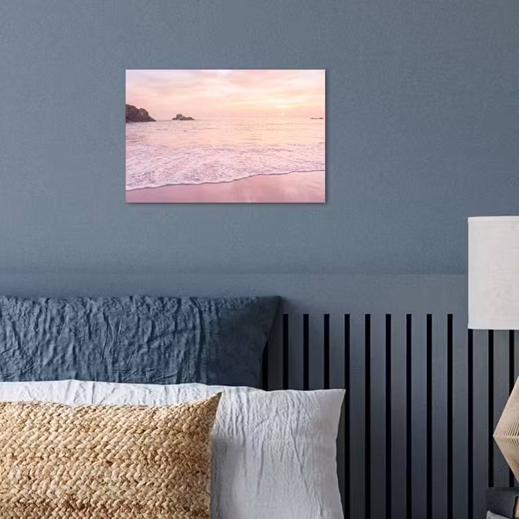 Poster - Strand – Sonnenuntergang – Rosa — 3