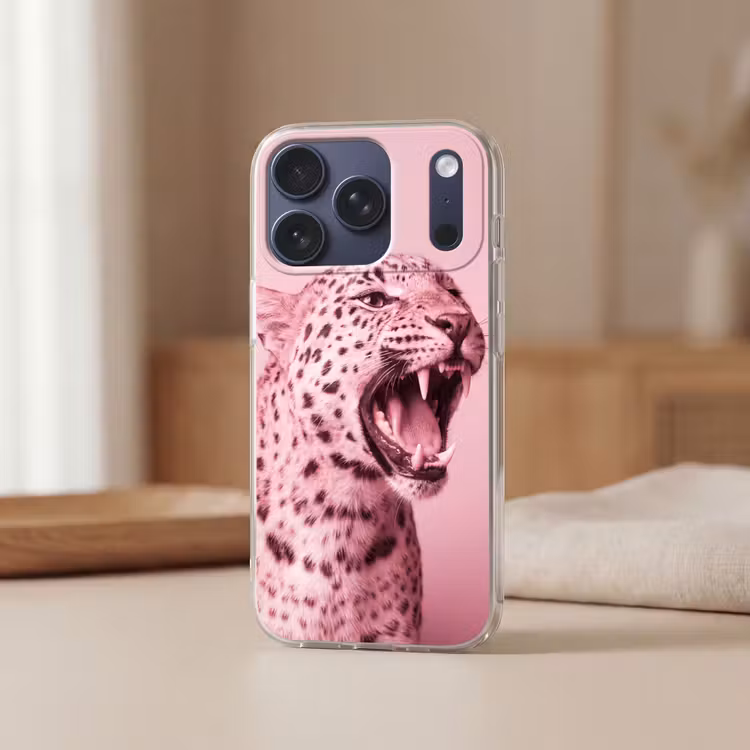 Handyhülle - Rosa Katze – Modern — 3