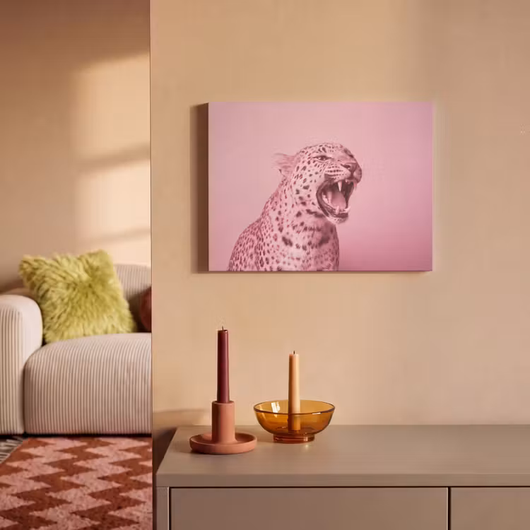 Akustikbild - Rosa Katze – Modern — 2