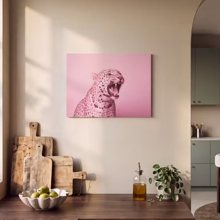Akustikbild - Rosa Katze – Modern — 4
