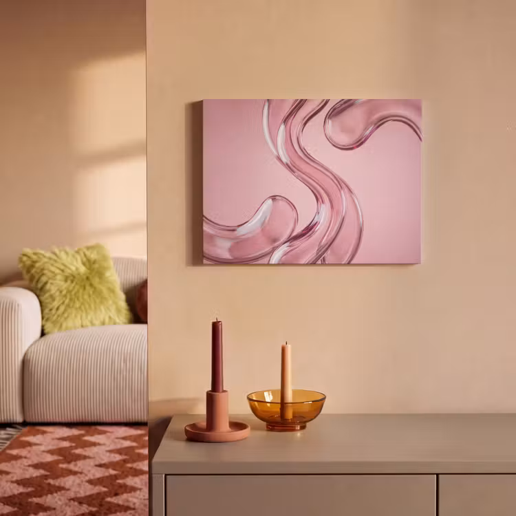 Akustikbild - Form – Abstrakt – Rosa — 2