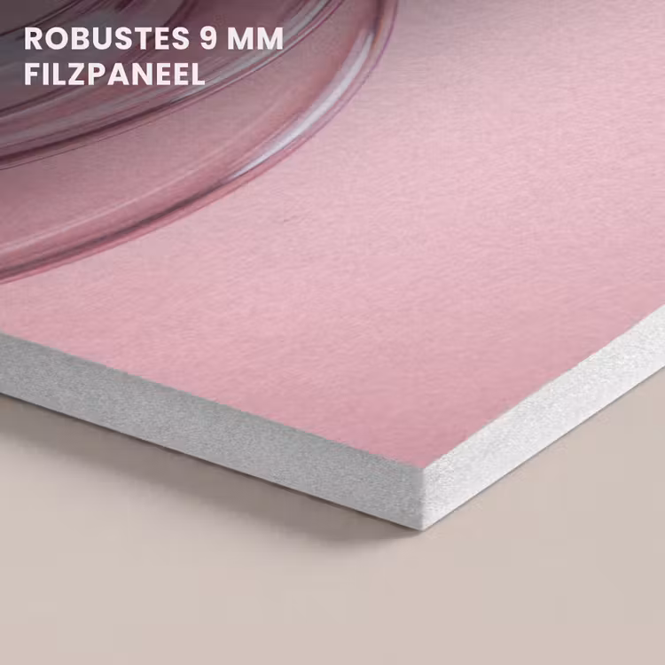 Akustikbild - Form – Abstrakt – Rosa — 5