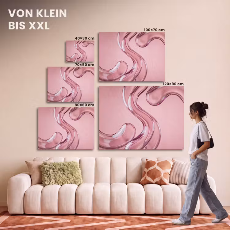 Akustikbild - Form – Abstrakt – Rosa — 7