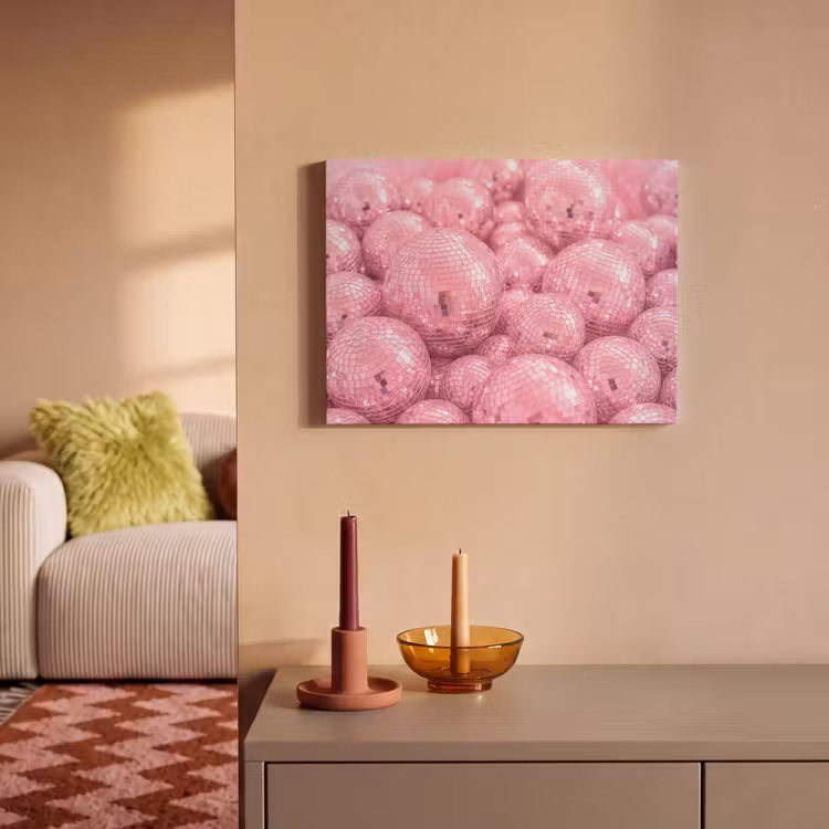 Akustikbild - Rosa Discokugeln — 2