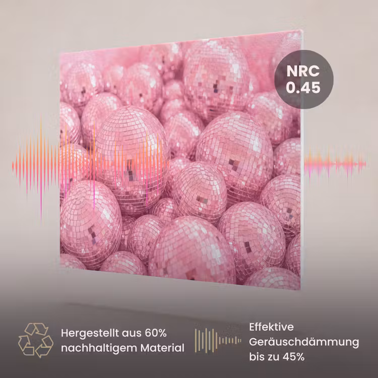 Akustikbild - Rosa Discokugeln — 3