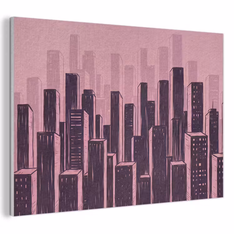 Akustikbild - Stadt – Abstrakt – Rosa — 1