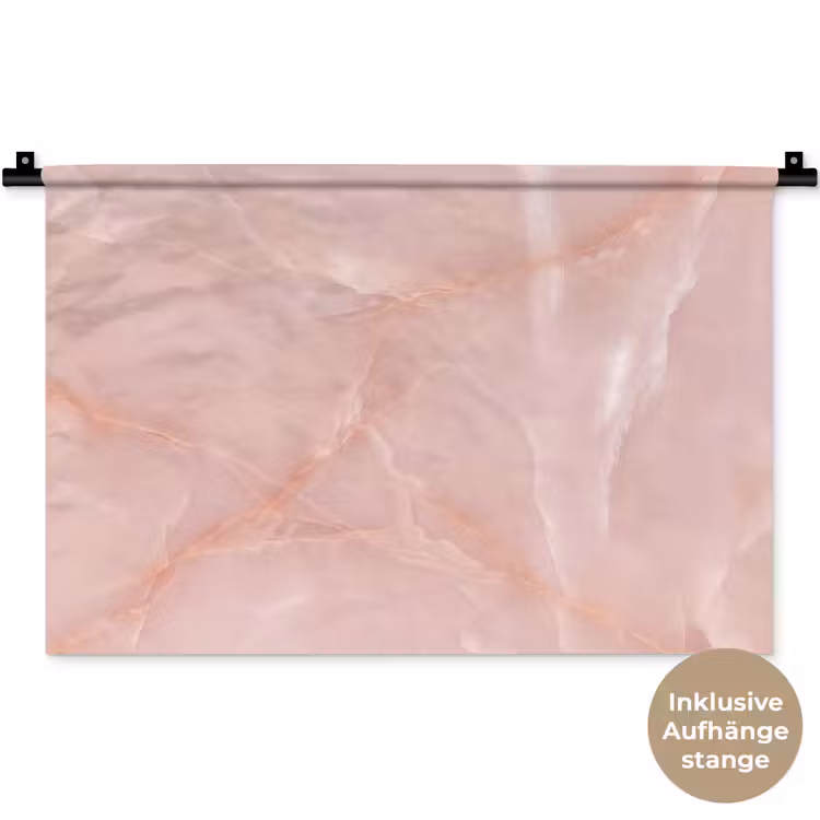 Wandteppich - Textur – Rosa – Muster — 9