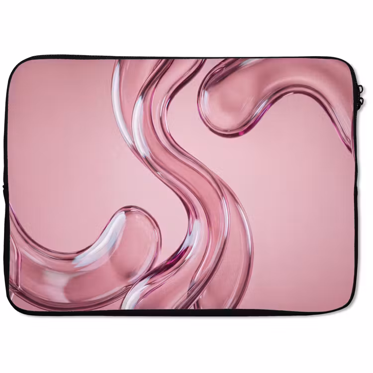 Laptop hülle - Form – Abstrakt – Rosa — 1