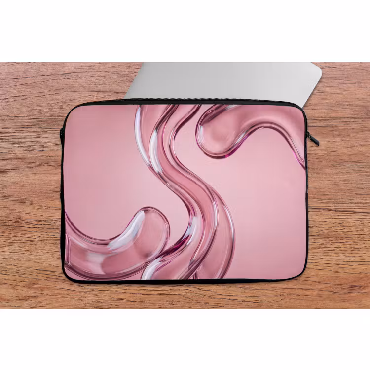 Laptop hülle - Form – Abstrakt – Rosa — 2