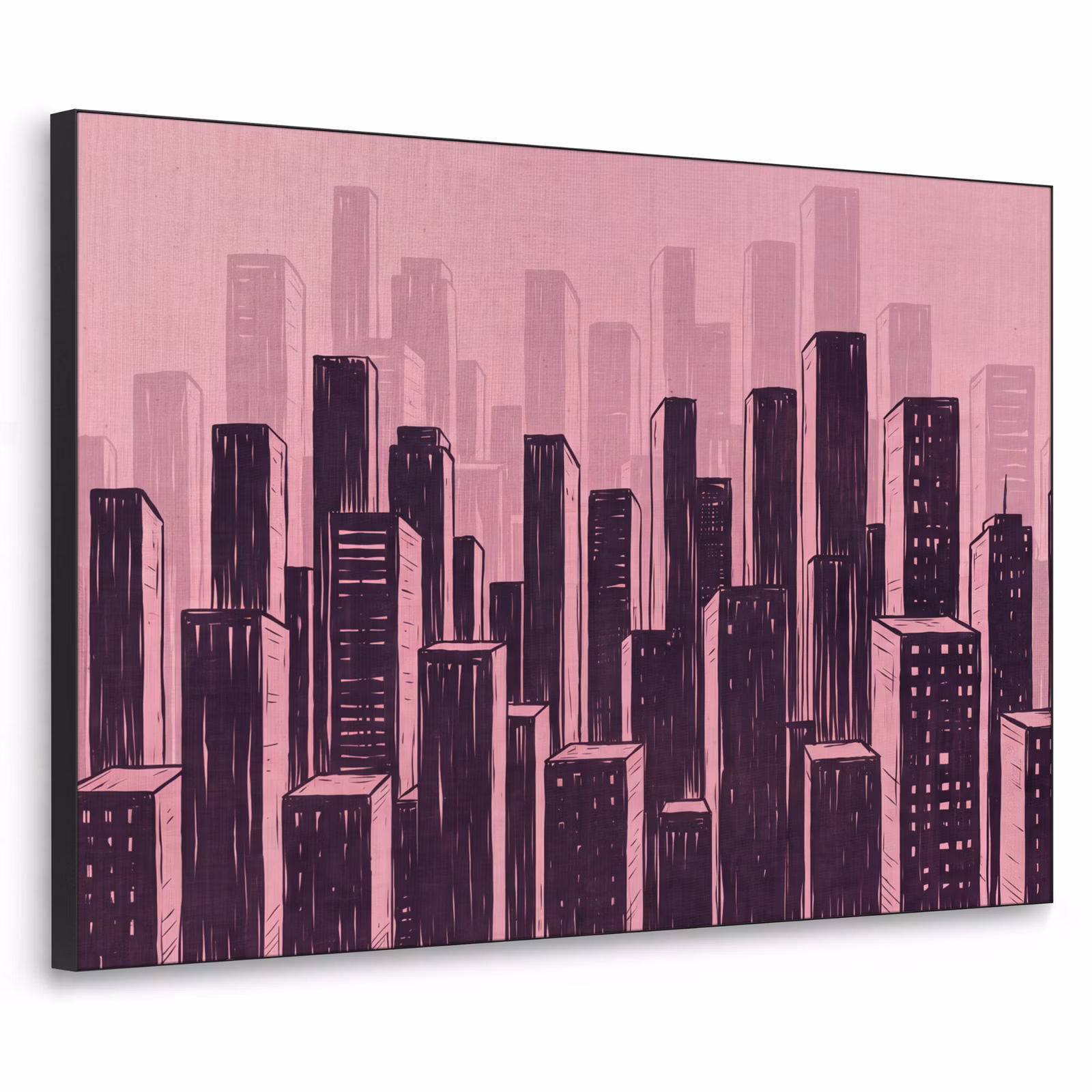 Art Frame - Stadt – Abstrakt – Rosa — 1