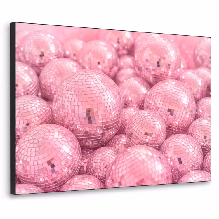 Art Frame - Rosa Discokugeln — 1