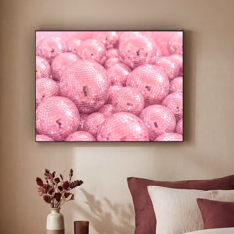 Art Frame - Rosa Discokugeln — 2