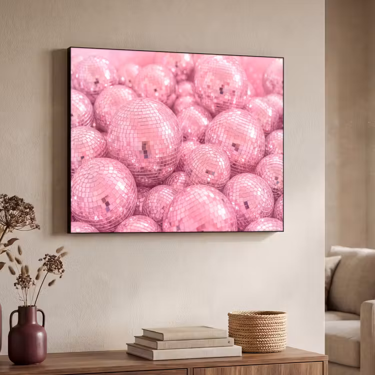 Art Frame - Rosa Discokugeln — 3