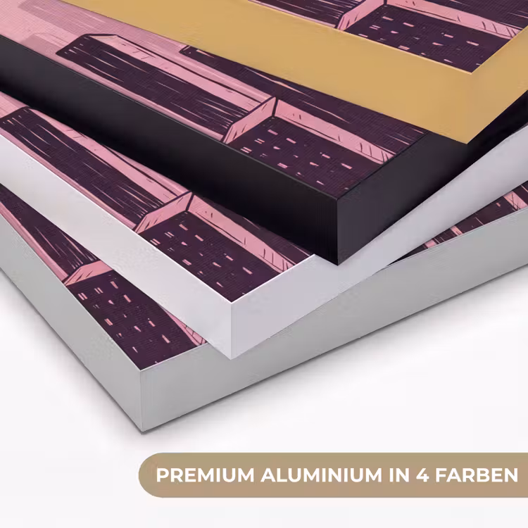 Art Frame - Stadt – Abstrakt – Rosa — 5
