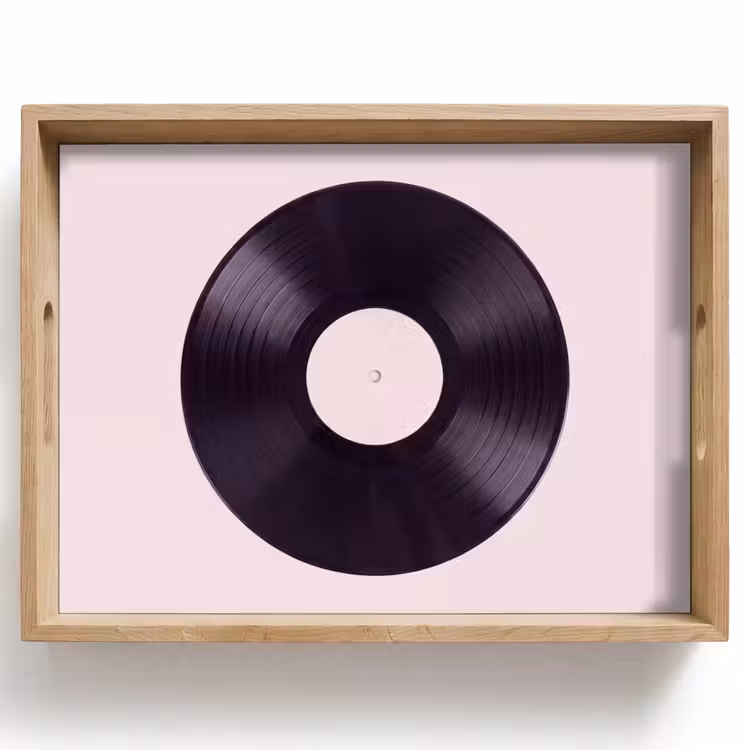 Tablett - Schallplatte – Musik – Grün — 1