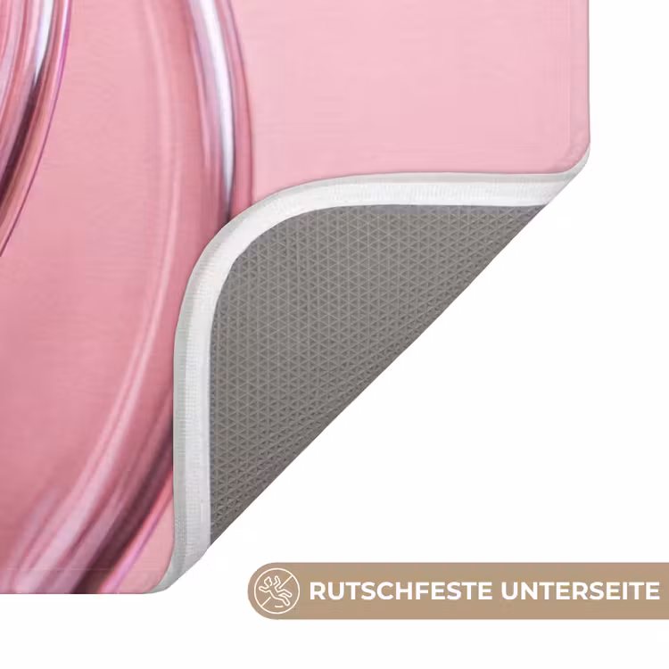 WC Vorleger - Form – Abstrakt – Rosa — 3