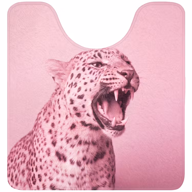 WC Vorleger - Rosa Katze – Modern — 1