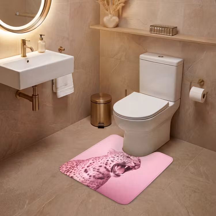 WC Vorleger - Rosa Katze – Modern — 4