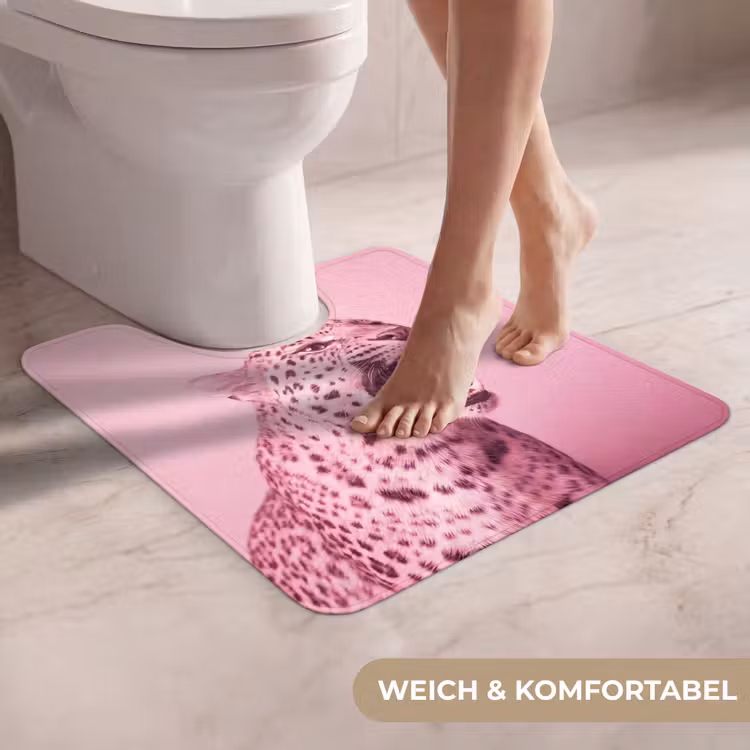 WC Vorleger - Rosa Katze – Modern — 5