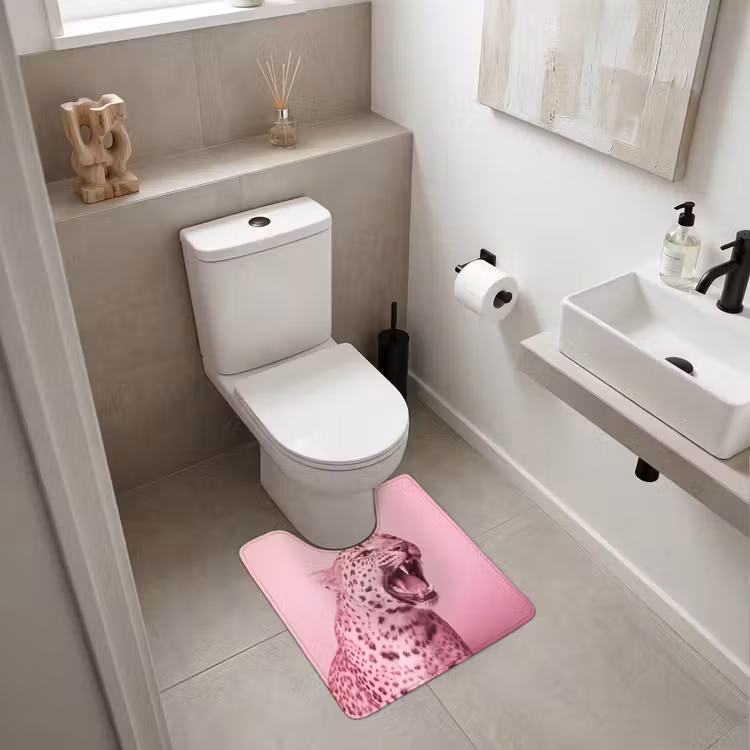 WC Vorleger - Rosa Katze – Modern — 6