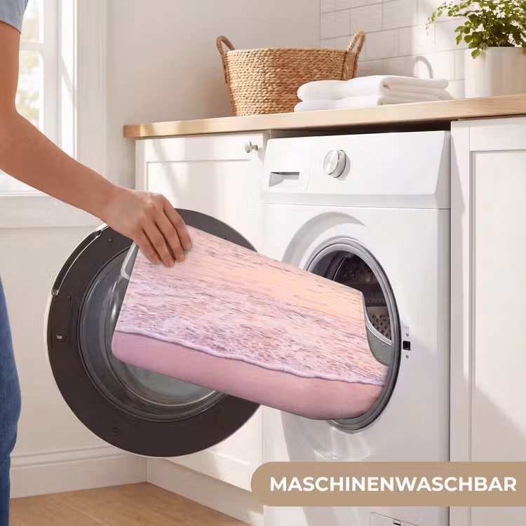 WC Vorleger - Strand – Sonnenuntergang – Rosa — 7
