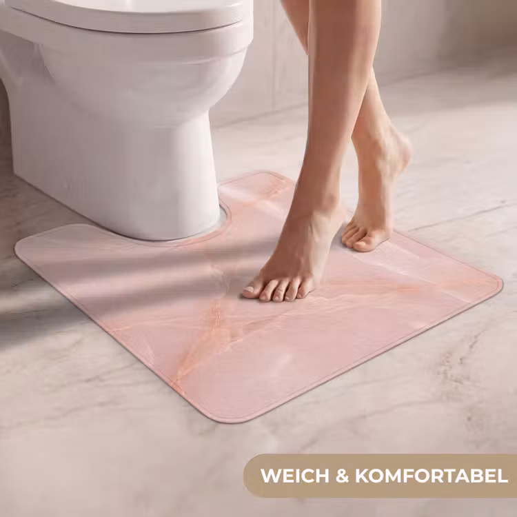 WC Vorleger - Textur – Rosa – Muster — 5