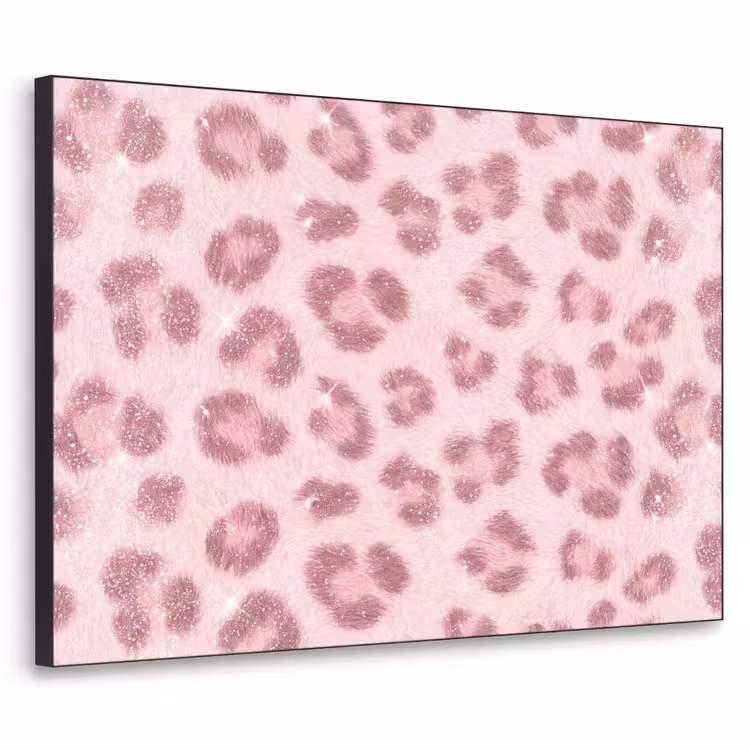 Art Frame - Rosa Tiermuster – Glitzer — 1