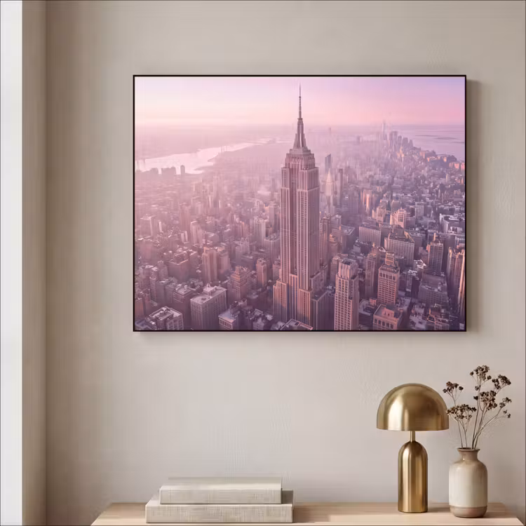 Art Frame - Stadt – Gebäude – Rosa — 4
